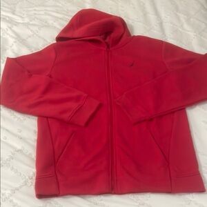 Kids Boys Red Sweatshirt Jacket zip up